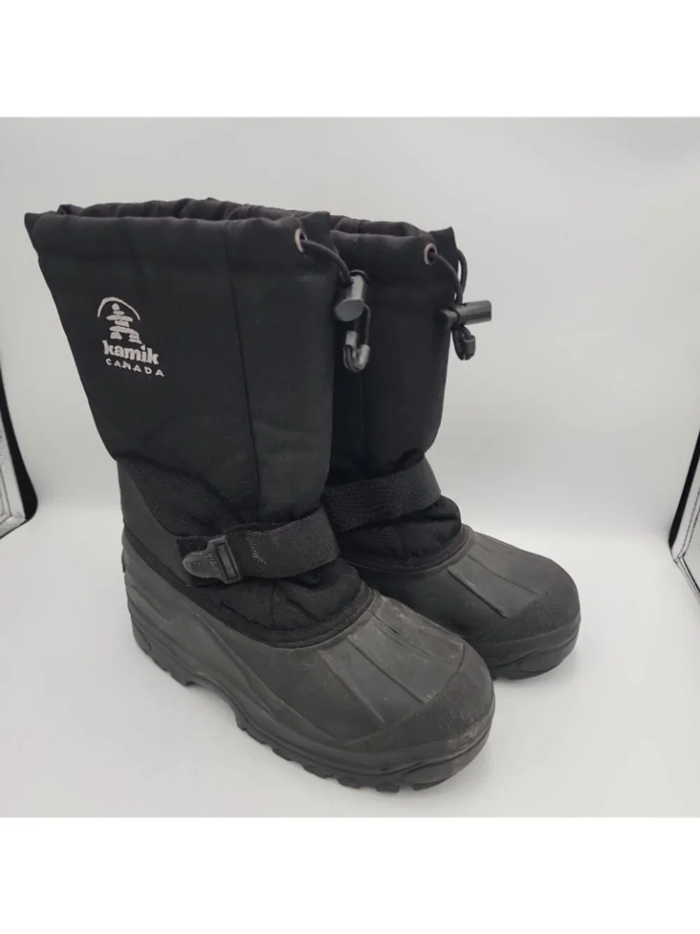 Kamik Waterproof Winter Rain Snow Boots Black Size 6 mens
